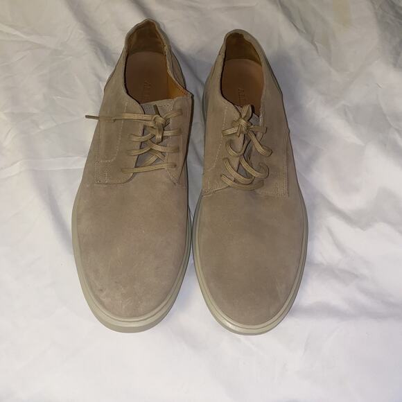 Allen Edmonds "HENDERSON" Men's Lace-Up Derby Sneakers Size 11 D Bone Suede - Picture 2 of 11